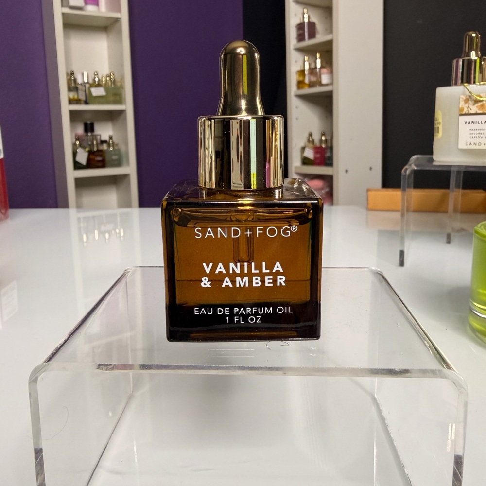 SAND+FOG Vanilla & Amber 1oz Dropper Oil